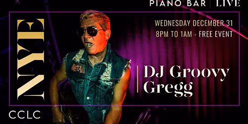 DJ Groovy Greg - NYE - Free event