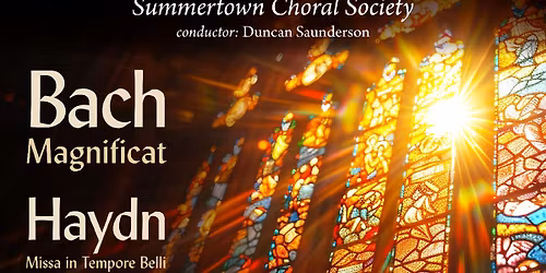 Bach Magnificat in D, Haydn Missa in Tempore Belli\/Mass in a Time of War (Paukenmesse)