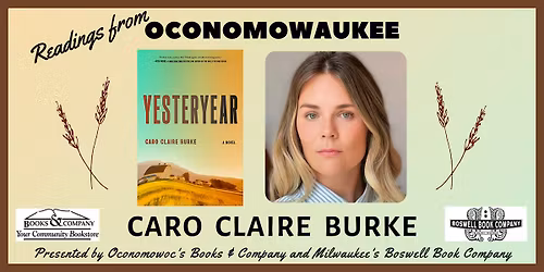 Readings from Oconomowaukee presents author Caro Claire Burke