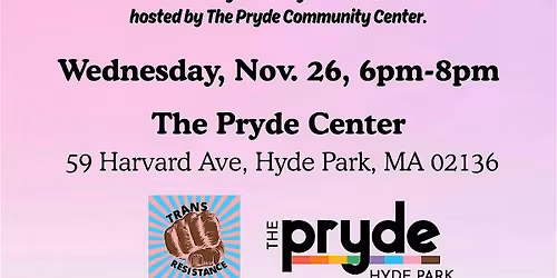 Community Meal - Trans Resistance MA