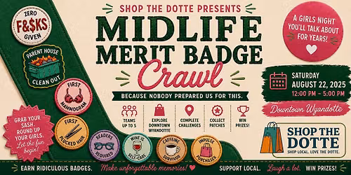 Midlife Merit Badge Crawl