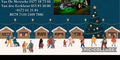 Kerstmarkt & Tractor stoet ten voordele van Pinocchio 