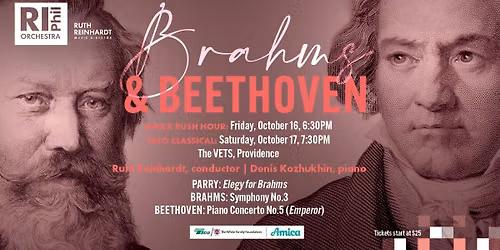 RI Phil TACO Classical Concert - Brahms & Beethoven