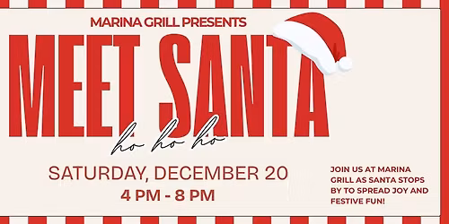 Meet Santa at Marina Grill! \u2728\ud83c\udf85 