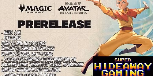 Avatar X MTG Prerelease