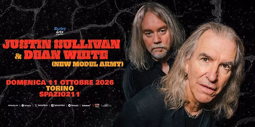 Justin Sullivan & Dean White (New Model Army) | Semi-acoustic live | Live in Torino