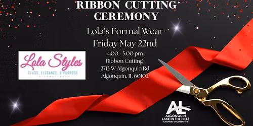 Ribbon Cutting: Lola's Formal Wear