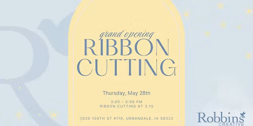 Robbins Creative Ribbon Cutting