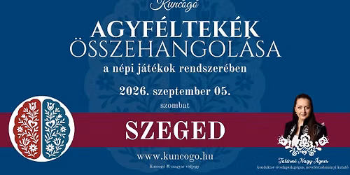 Agyf\u00e9ltek\u00e9k \u00f6sszehangol\u00e1sa a n\u00e9pi j\u00e1t\u00e9kok rendszer\u00e9ben - SZEGED