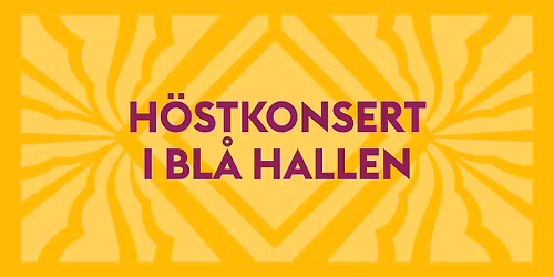 H\u00f6stkonsert i Bl\u00e5 hallen: Gunnar Idenstam