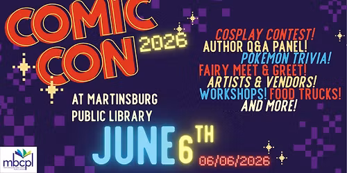 Comic Con at the Martinsburg Public Library