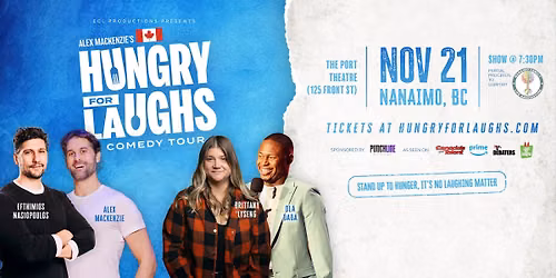 Nanaimo, BC- Hungry For Laughs Comedy Tour