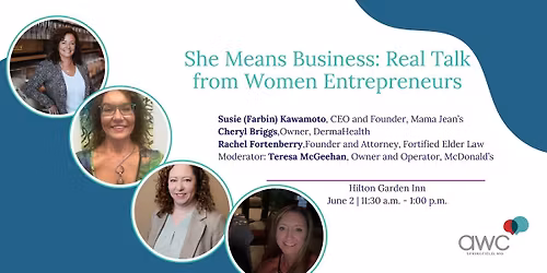 Monthly Speaker Series - She Means Business Expert Panel