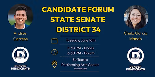 Candidate Forum for State Senate District 34