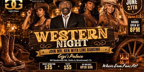 Western Night with Mr. Ken - Join the Line Dance