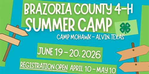 Brazoria County 4-H Summer Camp!
