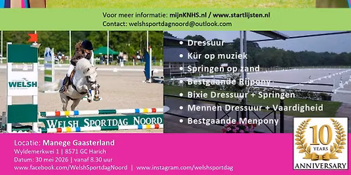 Welsh Sportdag Noord  2026