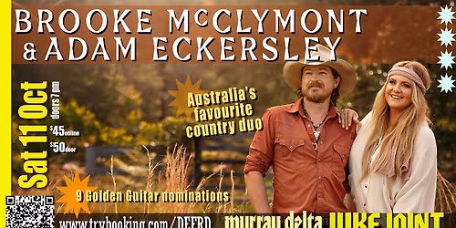 Brooke McClymont & Adam Eckerlsey _ Oz fave country duo