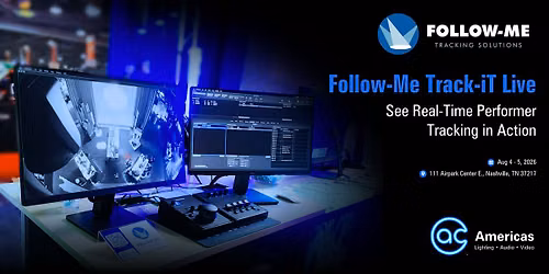 Follow-Me Track-iT Live: See Real-Time Performer Tracking in Action