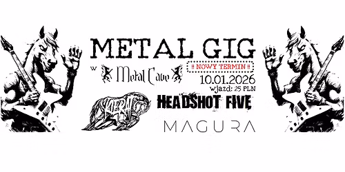 !!NOWY TERMIN!! - KIERAT \/ HEADSHOT FIVE \/ MAGURA  w METAL CAVE