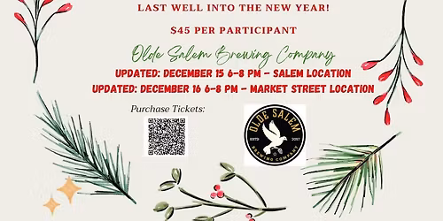 Live Wreath Making - Olde Salem Brewing Company *SALEM location*