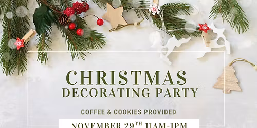 Christmas Decorating Party