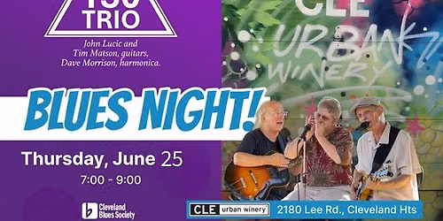 Blues Night at Cle Urban Winery w 150 Trio 