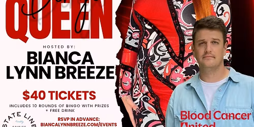 Drag Bingo for Blood Cancer United - Visionary of the Year Nominee - Del Lorenson