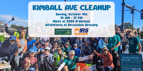 Kimball Ave Cleanup with Cleanup Club Chicago