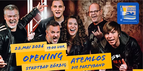Stadtbad Z\u00f6rbig Er\u00f6ffnung mit ATEMLOS