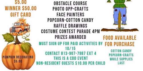 Harvest Festival & Costume Parade — 2910 Sports Core Circle, 33544