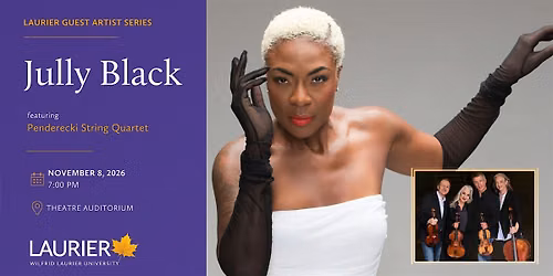 Laurier Guest Artist Series: Jully Black
