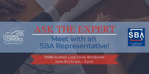 Meet with an SBA Representative