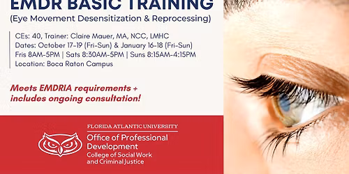 SOLD OUT! EMDR Basic Training - Professional Development Course