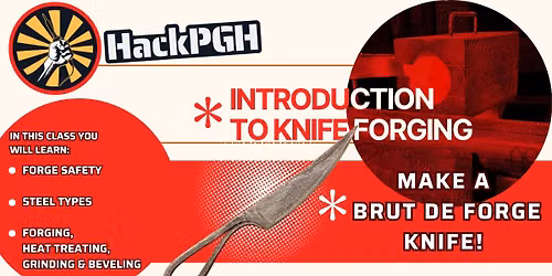 Intro to Knife Forging: Make a Brut de Forge Knife!