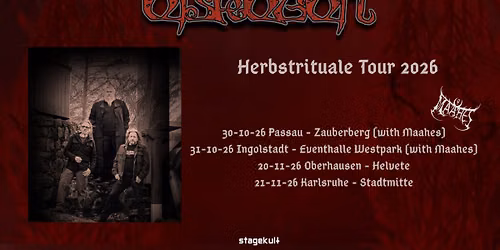 Eisregen - Herbstrituale Tour 2026 - Karlsruhe