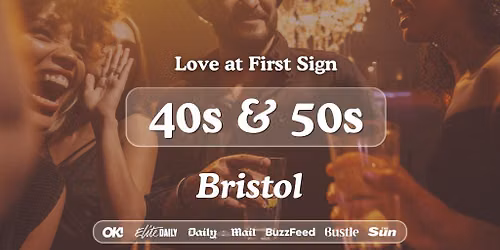 40s & 50s Singles Night @ S&L Bristol | Love at First Sign
