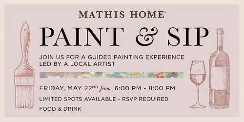Paint & Sip at Mathis Home Oklahoma City