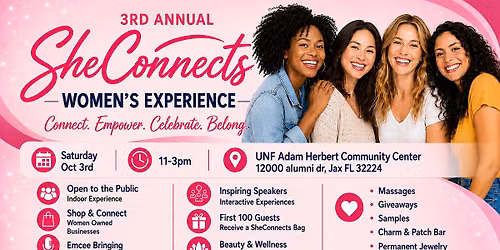 3rd Annual SHEConnects Women\u2019s Experience