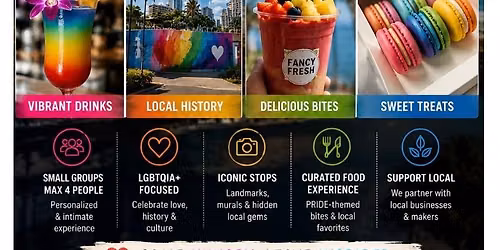Honolulu PRIDE Foodie and Historical Tour