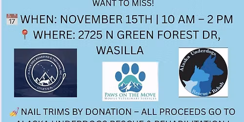 Nail Trim & Vaccine Clinic