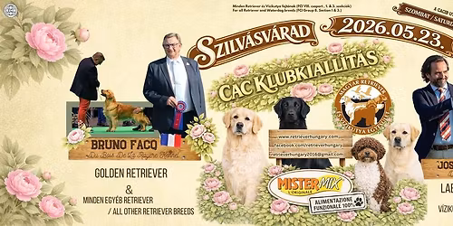 MRVE CAC Clubshow 2026 for Retrievers & Waterdogs
