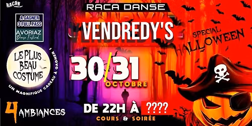 SOIREE HALLOWEEN 100% BACHATA + 100% ROCK Annecy + Kiz Salsa
