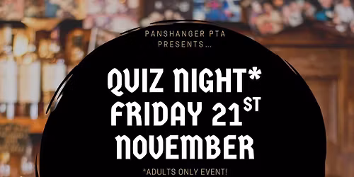 Quiz Night ~ Adults only