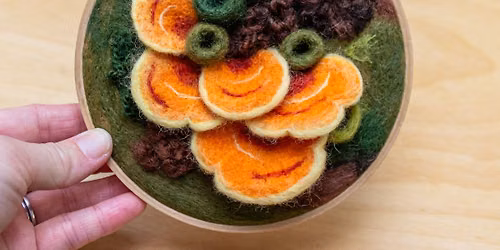 Needle Felting the Forest Floor class with Amy Reader