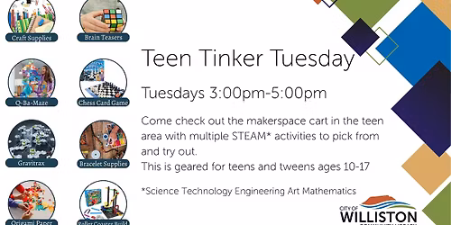 Teen Tinker Tuesday 