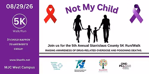 2026 Stanislaus County Not My Child - 5K Walk\/Run