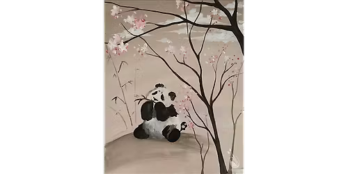Adorable Panda - Paint and Sip in Houston | Classpop!\u2122