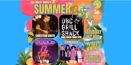 THE WHITE SWAN - SUMMER PARTY! \u2600\ufe0f\ud83d\udd76\ufe0f