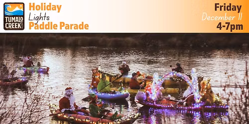 Holiday Lights Paddle Parade 2026